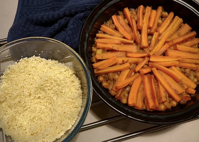 Carrot And Chickpea&nbsp;Tagine
