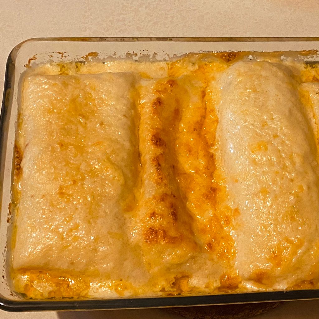 Nita’s Chicken Enchiladas