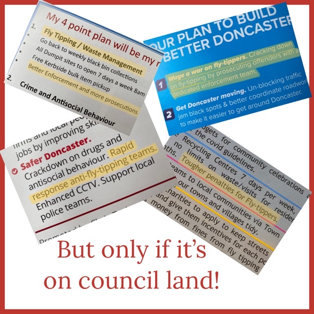 Fly-tipping one of our top priorities say four out of seven candidates standing for Doncaster Mayoral Election